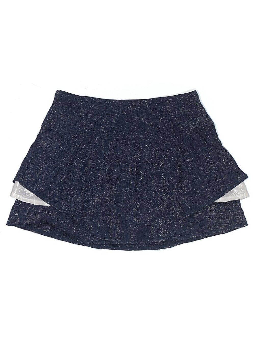 Lucky In Love navy skirt sz XS shimmer Flip Women's tennis Skort midnight